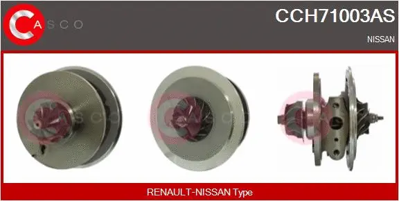 Groupe carter, turbocompresseur CASCO CCH71003AS