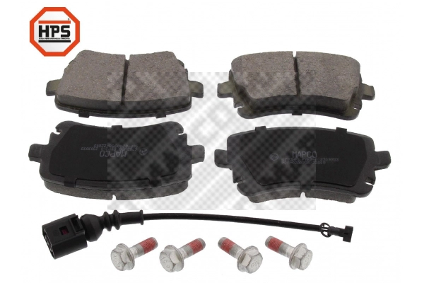 Kit de plaquettes de frein, frein à disque MAPCO 6793HPS