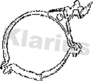 Suspension, échappement KLARIUS 430104