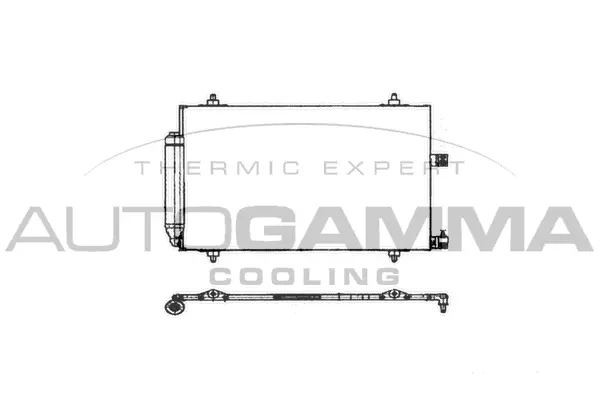 Condenseur, climatisation AUTOGAMMA 103225