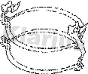 Suspension, échappement KLARIUS 430370