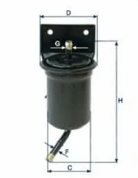 Filtre à carburant UNIFLUX FILTERS XB247