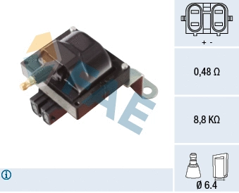Bobine d'allumage FAE 80356