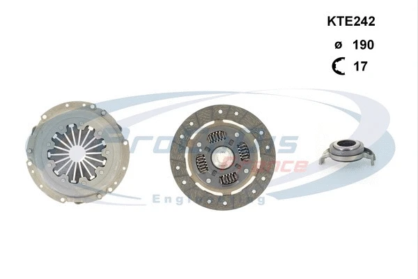 Kit d'embrayage PROCODIS FRANCE KTE242