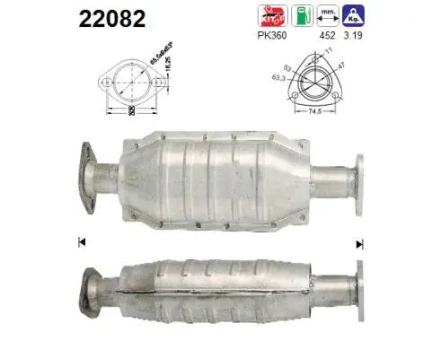 Catalyseur AS 22082