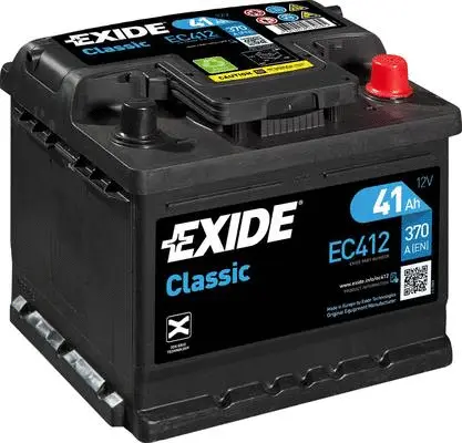 Batterie de démarrage EXIDE EC412