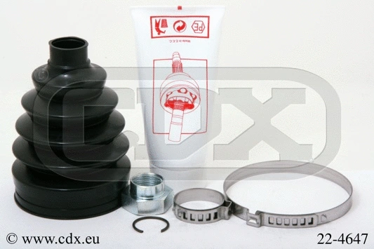 Jeu de joints-soufflets, arbre de commande CDX 22-4647