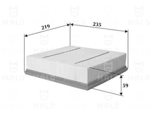 Filtre à air AKRON-MALÒ 1500268