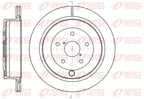 Disque de frein REMSA 61042.10