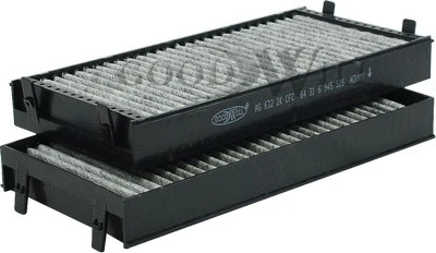 Filtre, air de l'habitacle GOODWILL AG 632 2K CFC