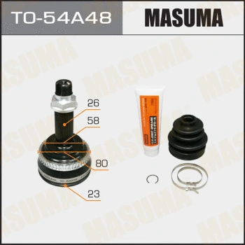 Jeu de joints, arbre de transmission MASUMA TO-54A48