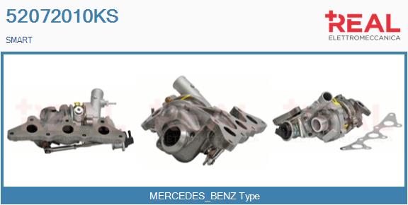 Turbocompresseur, suralimentation REAL 52072010KS