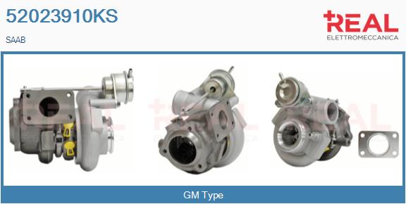 Turbocompresseur, suralimentation REAL 52023910KS