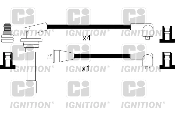Kit de câbles d'allumage QUINTON HAZELL XC873