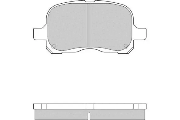 Kit de plaquettes de frein, frein à disque E.T.F. 12-0859