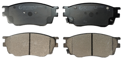 Kit de plaquettes de frein, frein à disque DENCKERMANN B110966