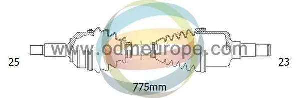Arbre de transmission 4X4 ESTANFI EST-18-163100