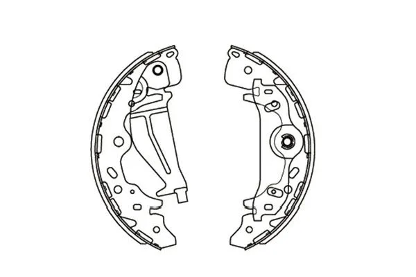 Jeu de mâchoires de frein KAVO PARTS KBS-3405
