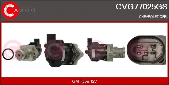 Vanne EGR CASCO CVG77025GS