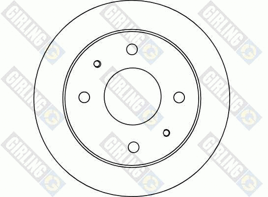 Disque de frein GIRLING 6041323