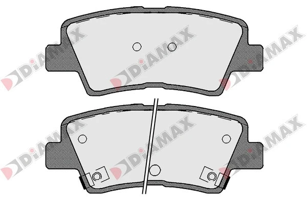 Kit de plaquettes de frein, frein à disque DIAMAX N09277