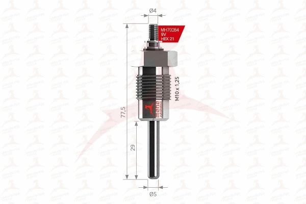 Bougie de préchauffage MEHA AUTOMOTIVE MH70284