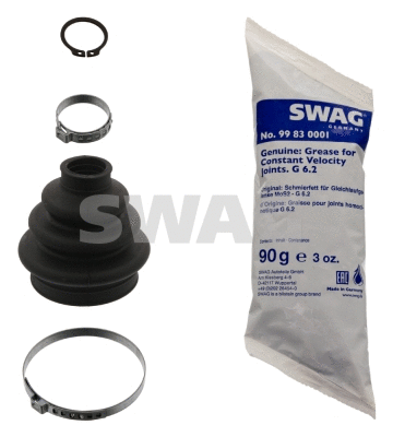 Jeu de joints-soufflets, arbre de commande SWAG 20 93 6559
