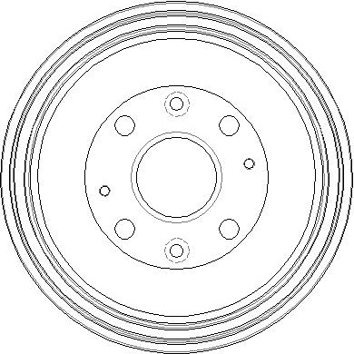 Tambour de frein National NDR195