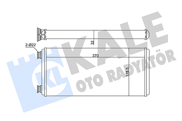 Système de chauffage KALE OTO RADYATÖR 353840