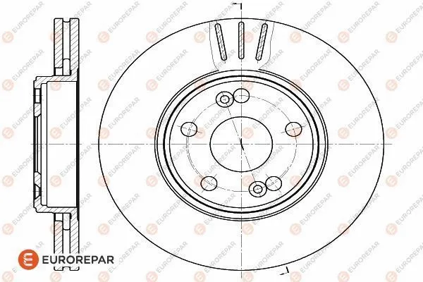 Disque de frein EUROREPAR 1618878080