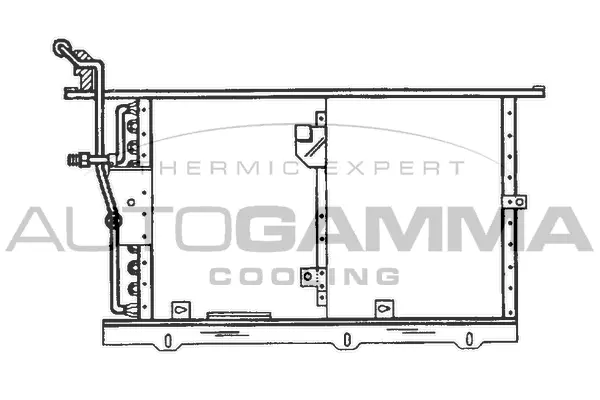 Condenseur, climatisation AUTOGAMMA 102685