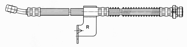 Flexible de frein CEF 512242