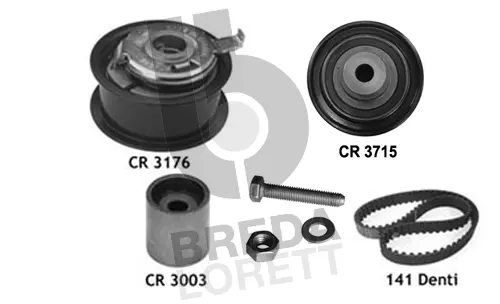 Kit de courroie crantée BREDA LORETT KCD0050