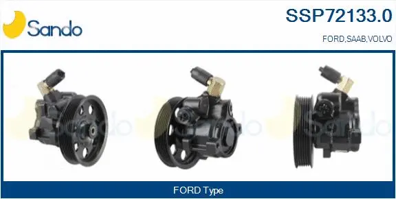 Pompe hydraulique, direction SANDO SSP72133.0