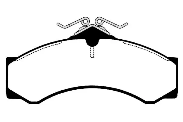 Kit de plaquettes de frein, frein à disque Technika 01582