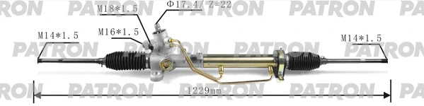 Crémaillère de direction PATRON PSG3040