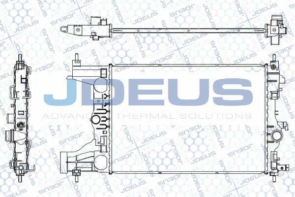 Radiateur, refroidissement du moteur JDEUS M-0201040
