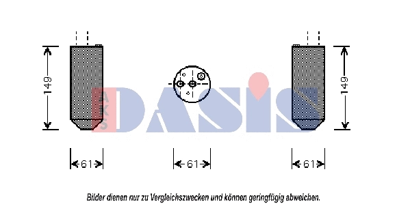 Filtre déshydratant, climatisation AKS DASIS 800389N