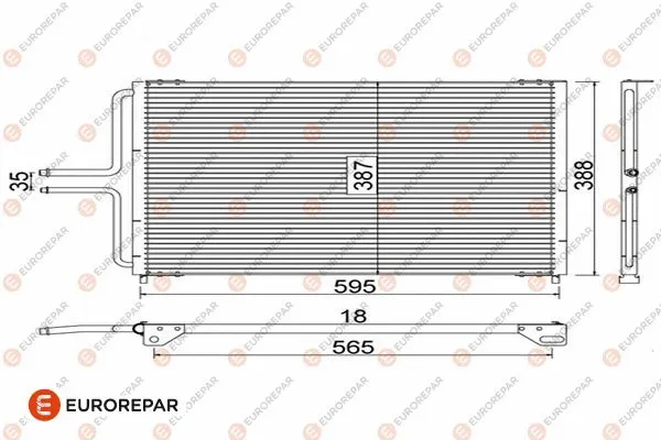 Condenseur, climatisation EUROREPAR 1609638080