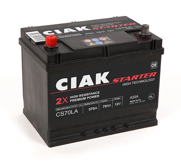 Batterie de démarrage CIAK Starter CS70LA