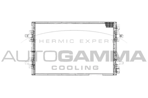 Condenseur, climatisation AUTOGAMMA 101841