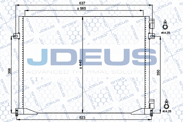 Condenseur, climatisation JDEUS 723M27