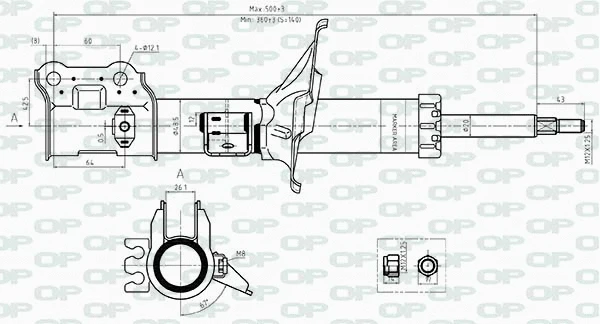 Amortisseur OPEN PARTS SAB8503.11