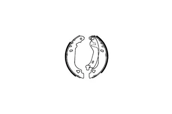 Jeu de mâchoires de frein E.T.F. 09-0390