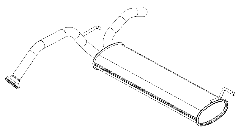 Silencieux arrière Vellerand 14176