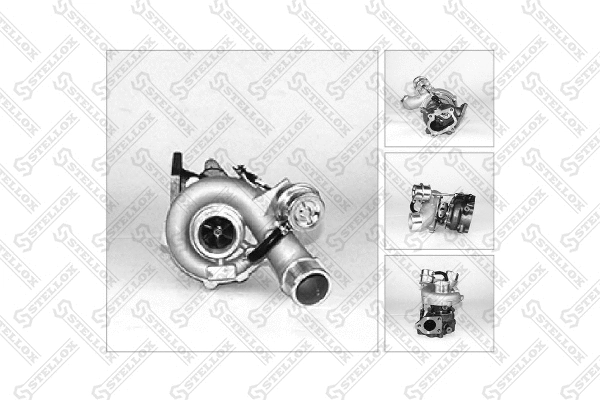Turbocompresseur, suralimentation STELLOX 10-80314-SX