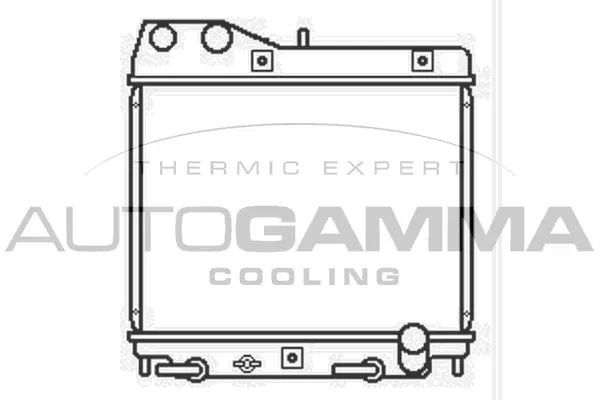 Radiateur, refroidissement du moteur AUTOGAMMA 103815