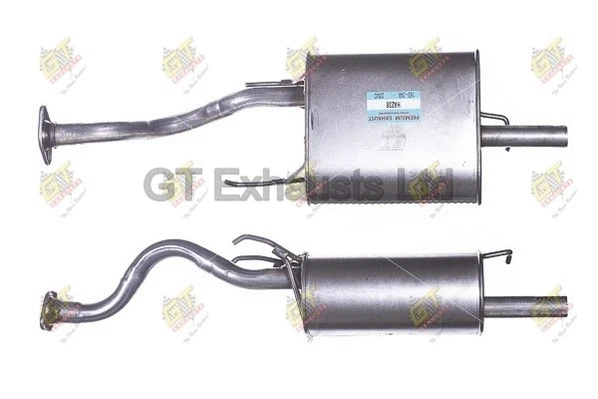 Silencieux arrière GT Exhausts GHA238