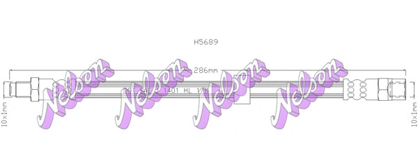 Flexible de frein KAWE H5689