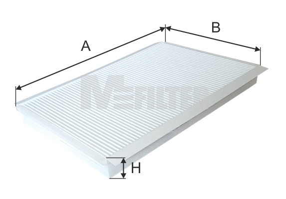 Filtre, air de l'habitacle MFILTER K 986